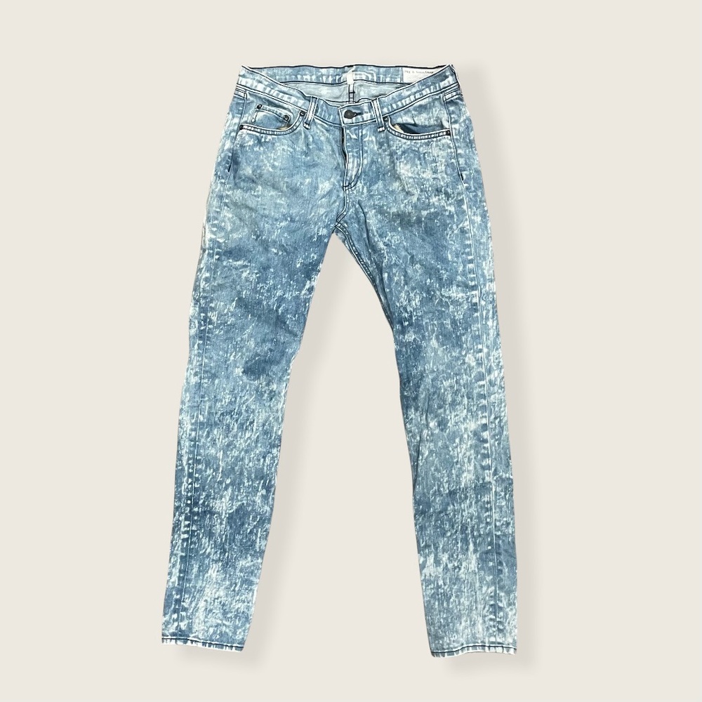 Rag & Bone light acid washed skinny jeans Size 29